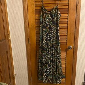 Molly Bracken Tropical Green Maxi Dress